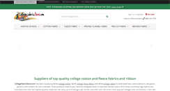 Desktop Screenshot of collegefabricstore.com